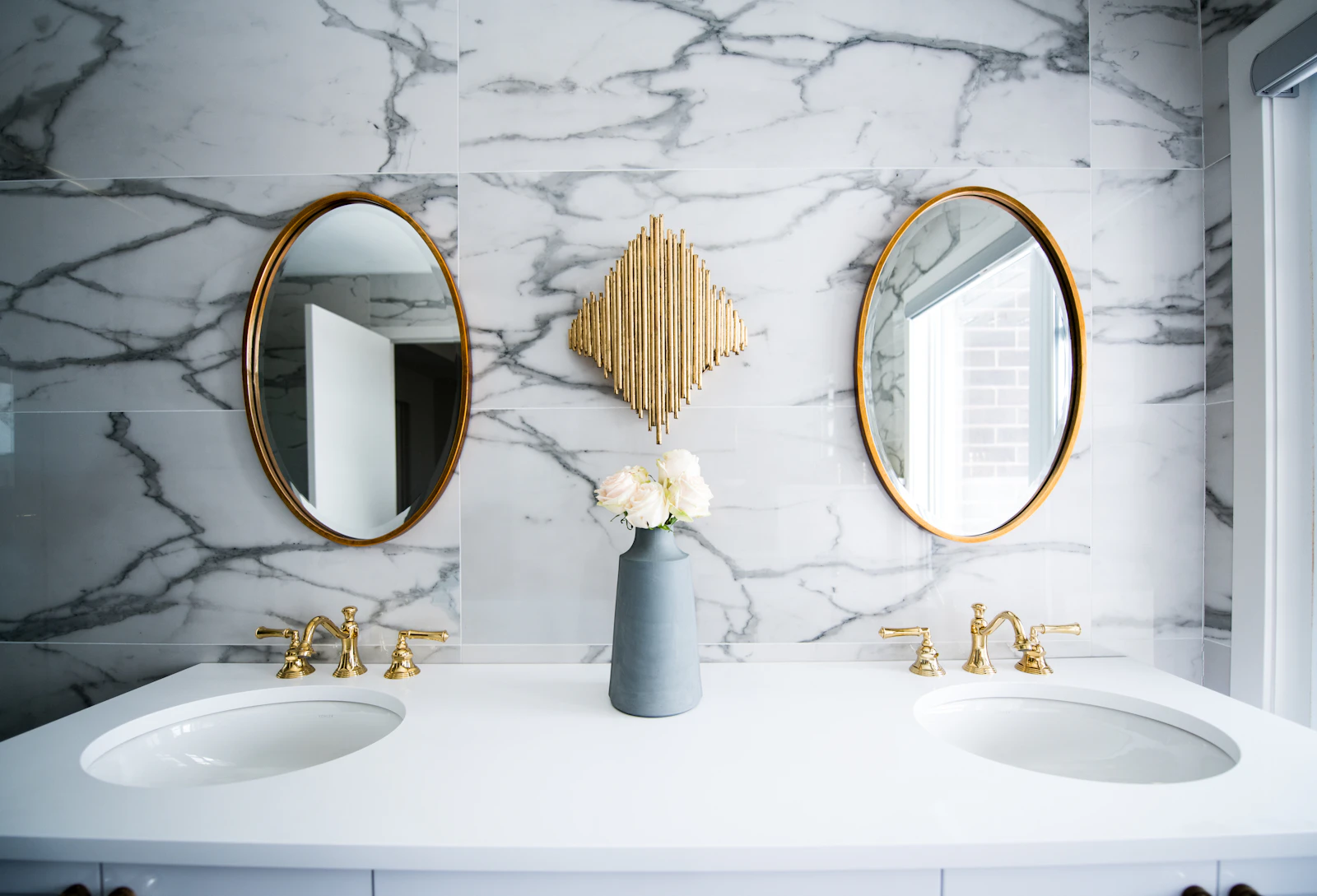 Home bathroom interior