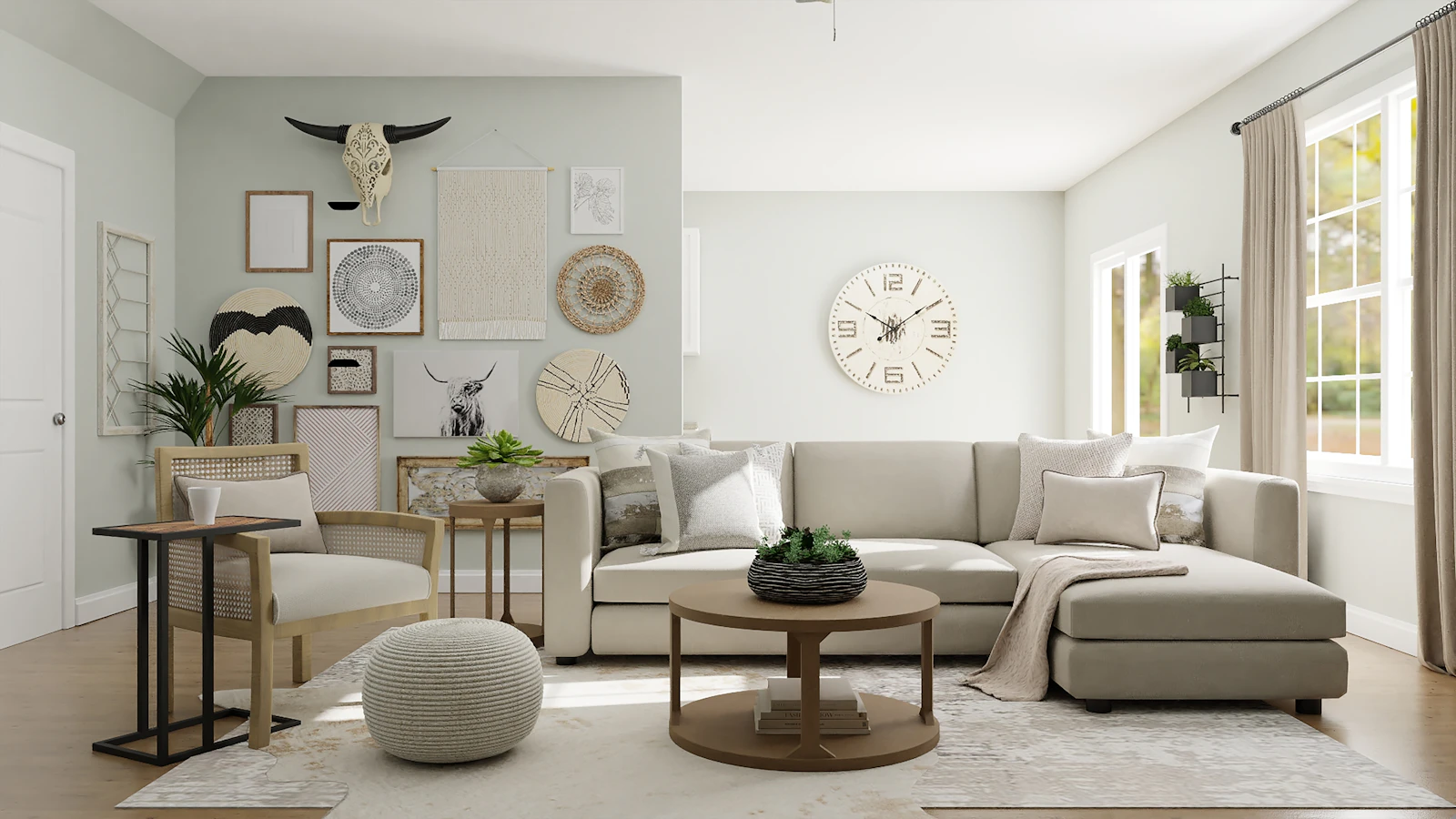 Home bedroom interior
